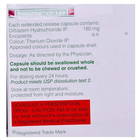Angizem CD 180mg