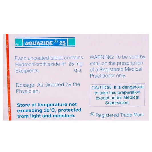 Aquazide 25mg