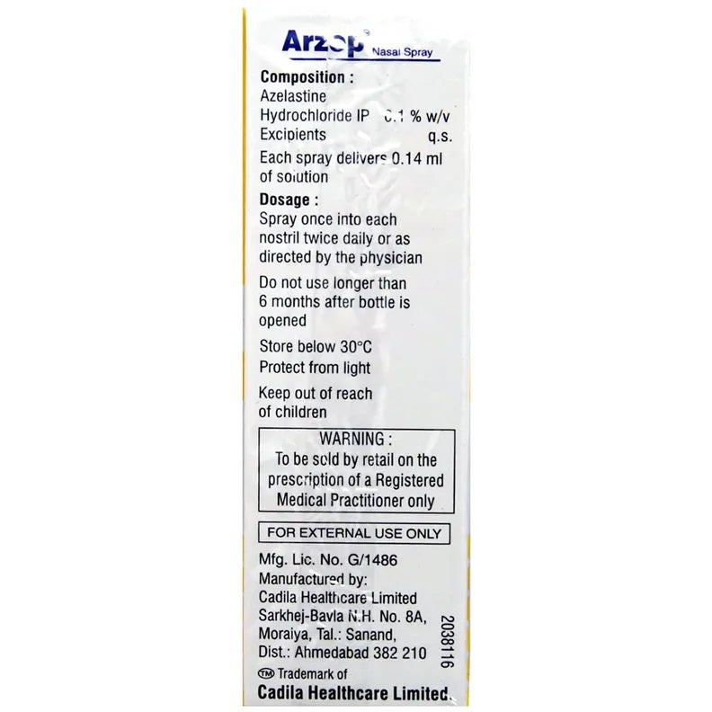 Arzep Nasal Spray 10 ml