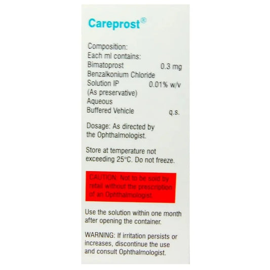 Careprost 3 ml. of 0.03%